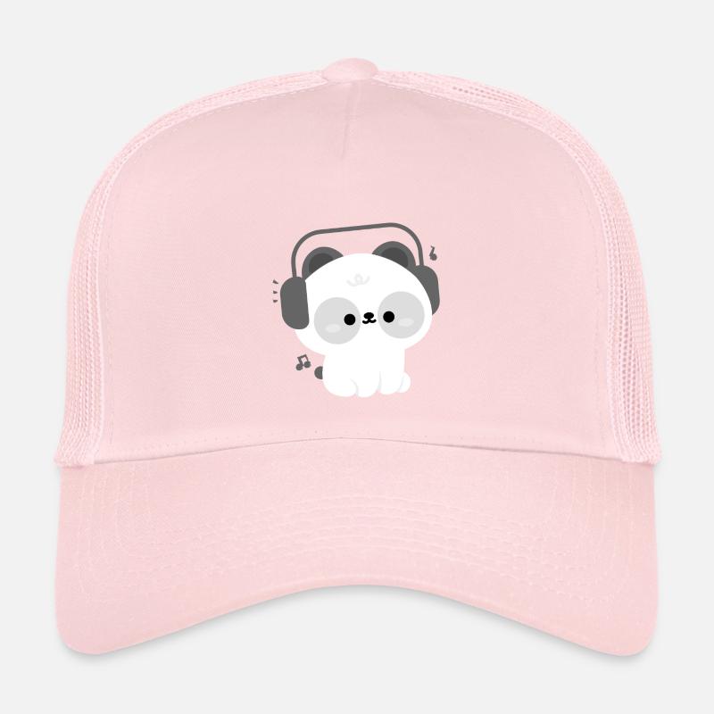 Panda Kopfhörer Kinder Trucker-Cap