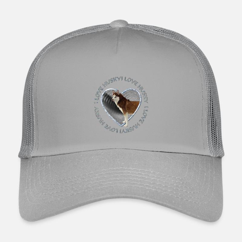 Husky im Herzen Liebe Kinder Trucker-Cap