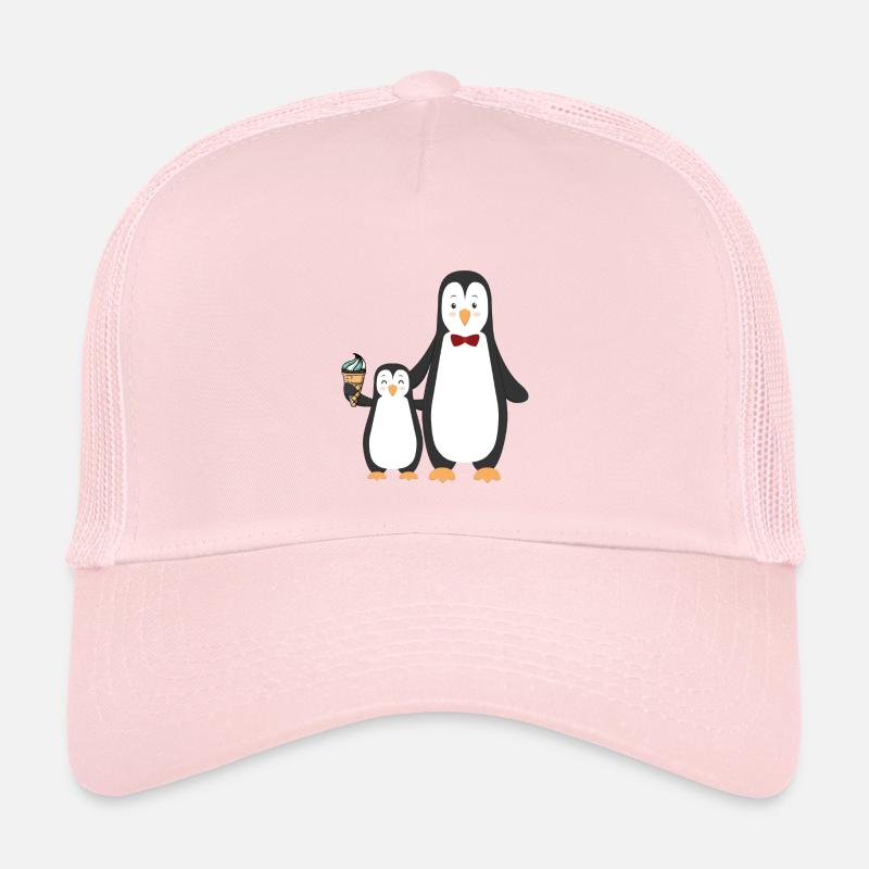 Pinguin Pinguine mit Eis Kinder Trucker-Cap