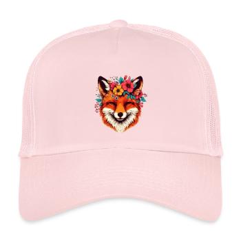 Fuchs - Kinder Trucker-Cap - Hellrosa - Vorne