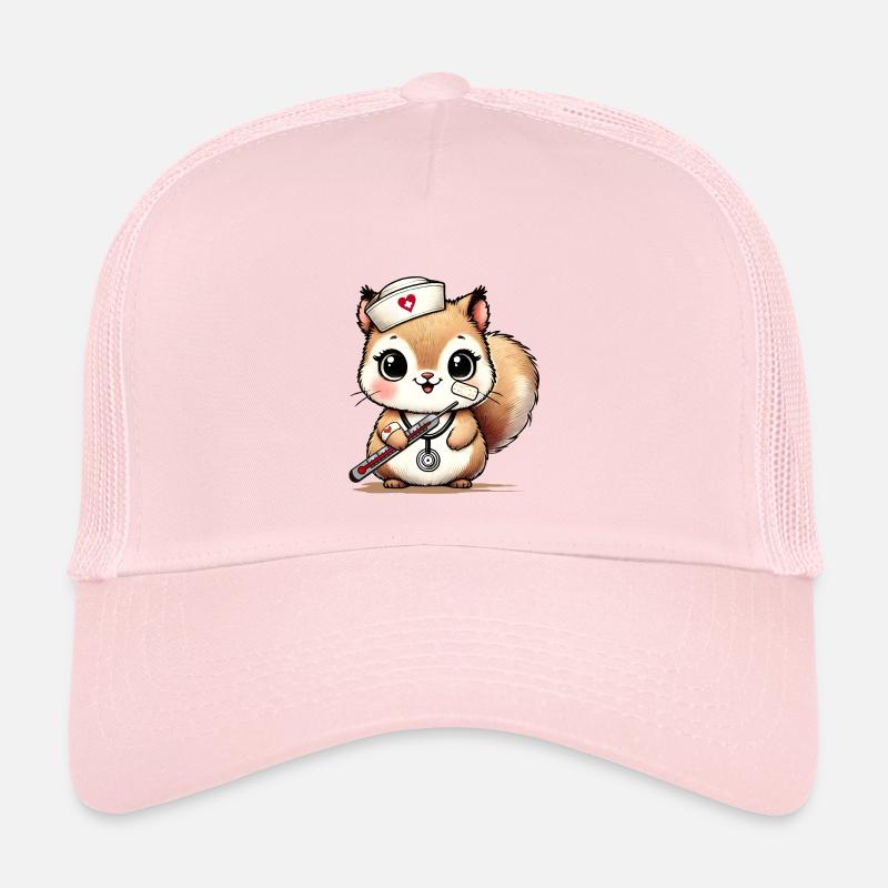 Adorable squirrel as a nurse Kids’ Trucker Cap