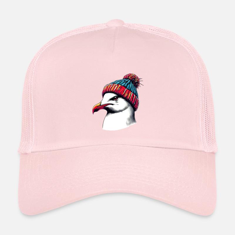 Möwe - Kinder Trucker-Cap - Hellrosa