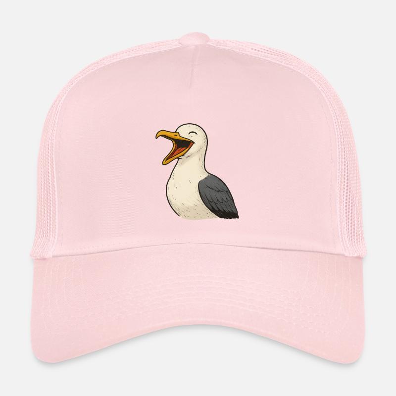 Lachende_Moewe - Kinder Trucker-Cap - Hellrosa