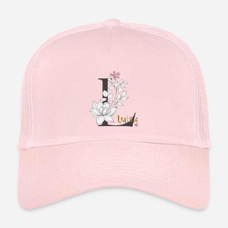 Buchstabe L  Luisa Kinder Trucker-Cap