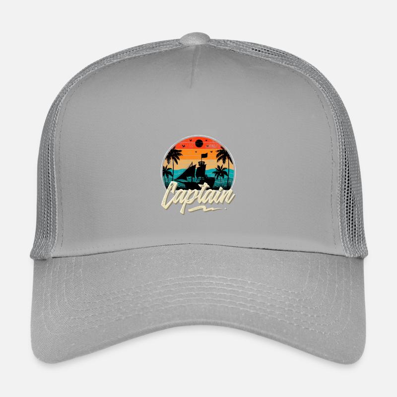 Capitaine Sailing Sailor Retro Vintage Casquette trucker enfant