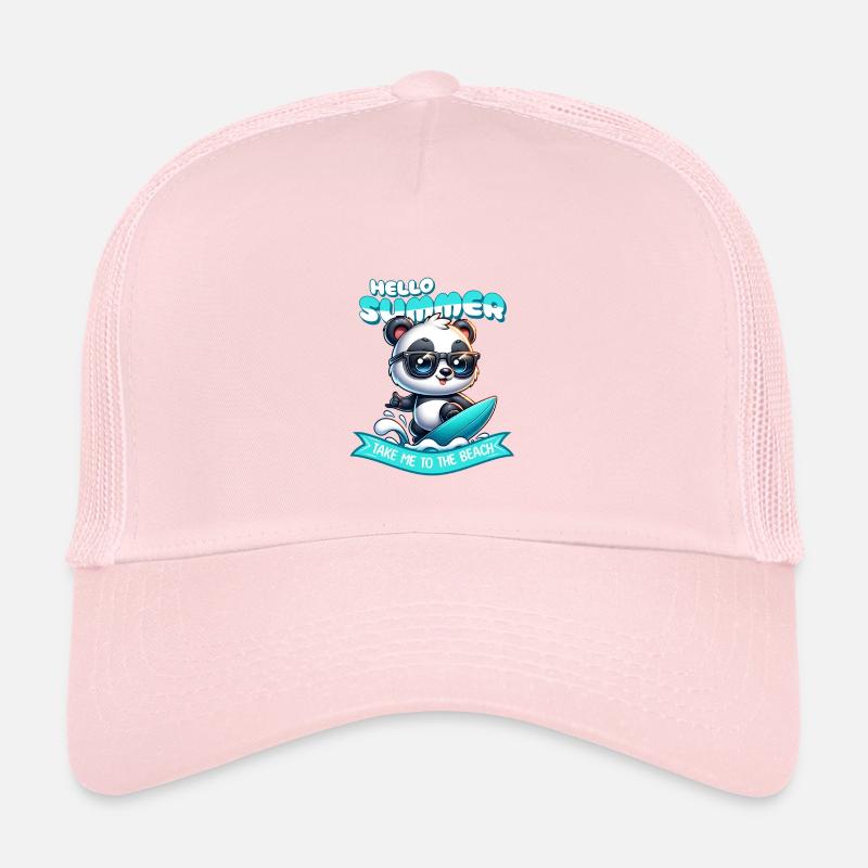 Été des Panda Surfers Casquette trucker enfant