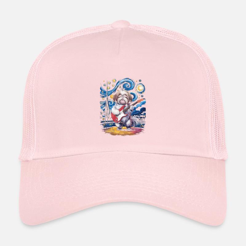 Starry Night Shih Tzu Kinder Trucker-Cap