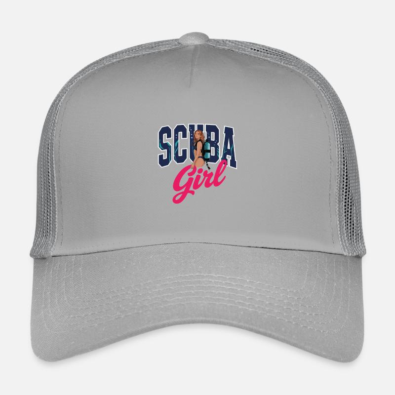 Conception de plongée sous-marine pour fille Casquette trucker enfant