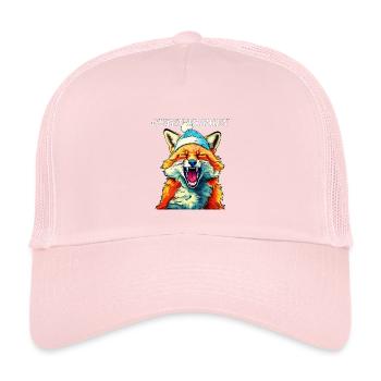 FOX GOOD MORNING - Kids’ Trucker Cap - pale pink - Front