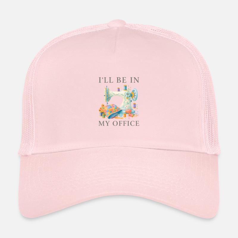 Je serai dans mon bureau pour concevoir une machine à coudre Casquette trucker enfant
