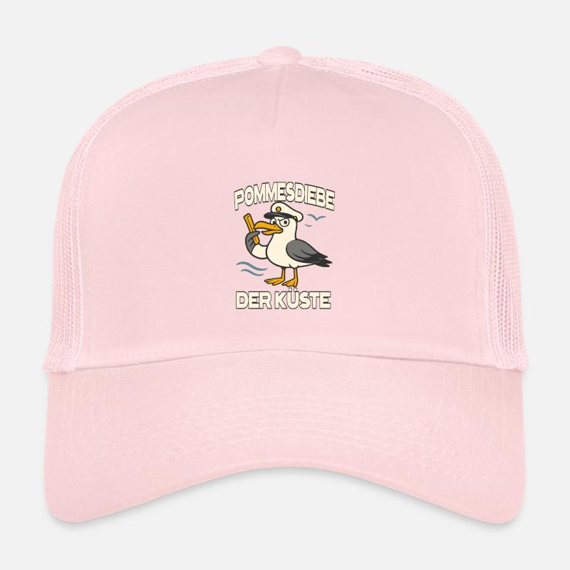 Pommesdiebe der Küste Möwe Ostsee Nordsee Kinder Trucker-Cap