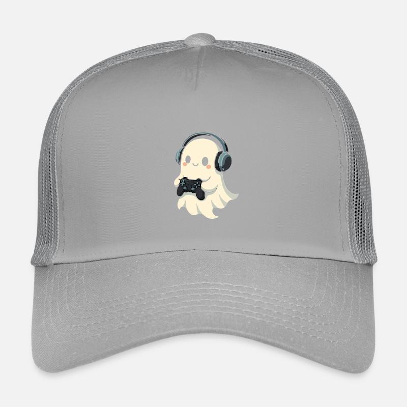 Ghost avec manette de jeu au casque Casquette trucker enfant