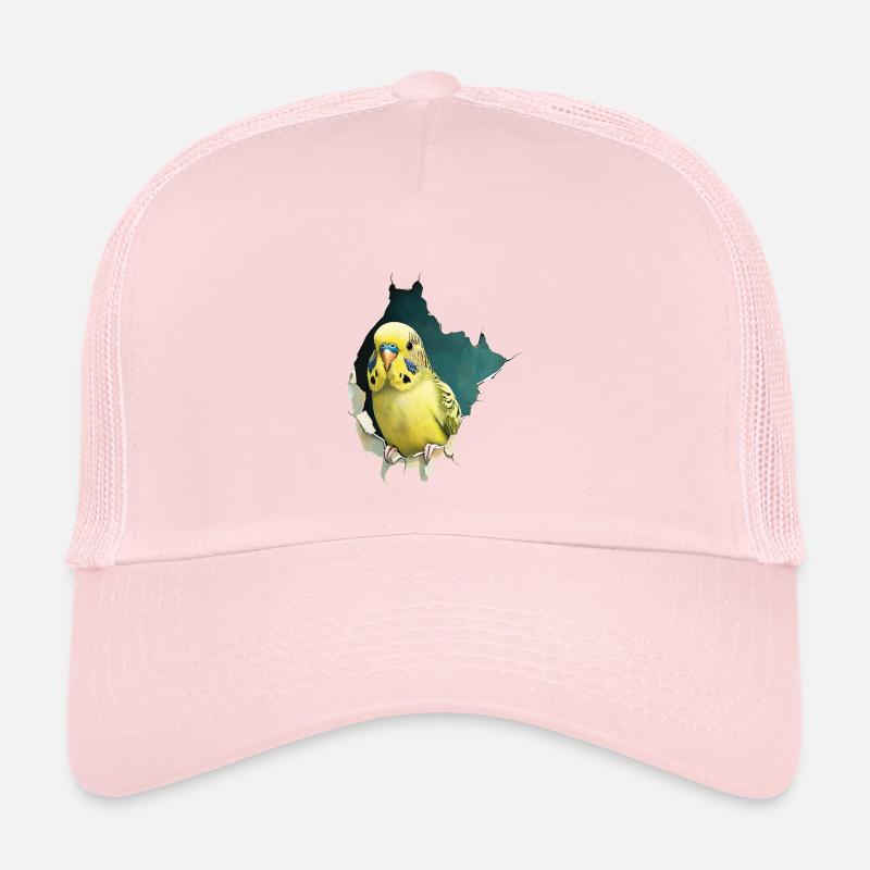 Wellensittich - Kinder Trucker-Cap - Hellrosa