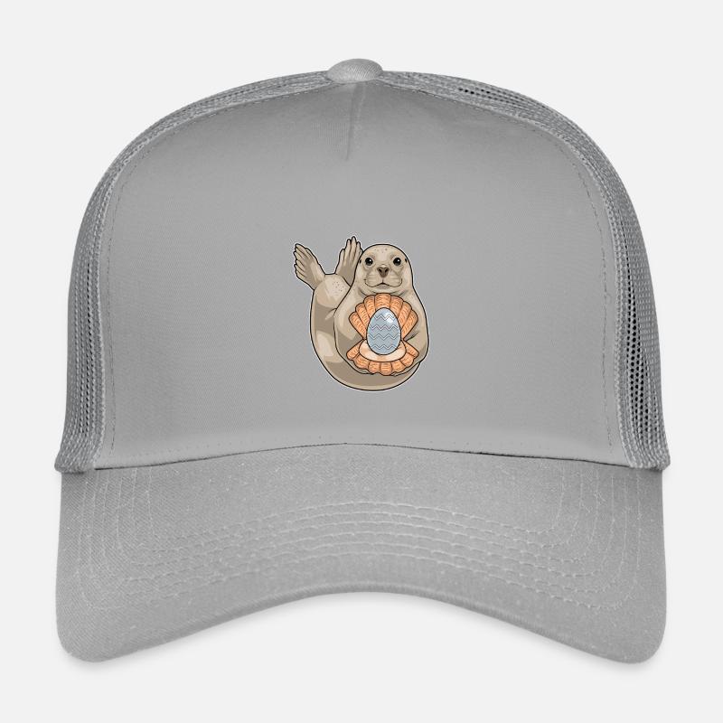 Seal Easter Pearl Kids’ Trucker Cap
