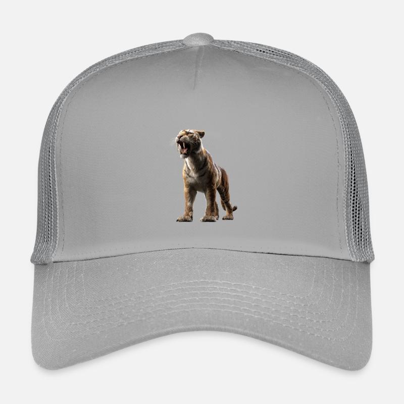 Saber-toothed tiger Smilodon Big cat Sabertooth tiger Kids’ Trucker Cap