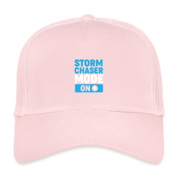 Météorologue en météorologie après tornade de tempête - Casquette trucker enfant - rose pâle - Devant