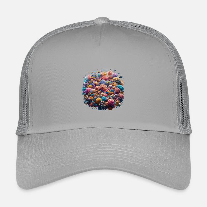 Korallenriff Farbmeer Kinder Trucker-Cap