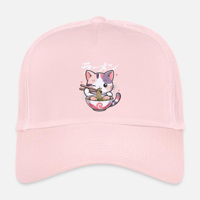 Ramen Niedliche Kawaii Katze Kinder Trucker-Cap