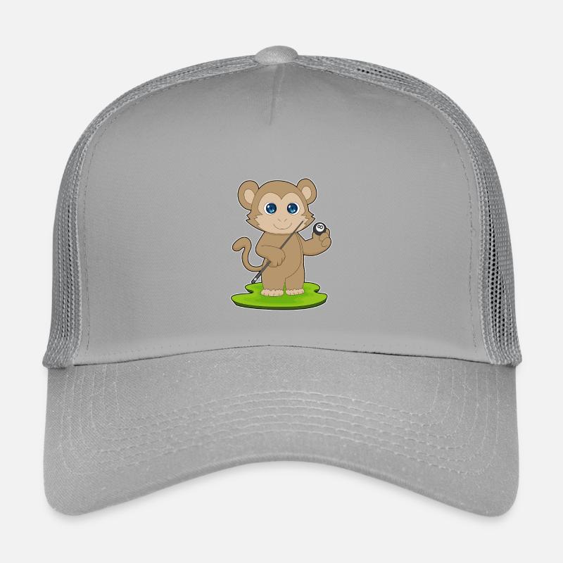 Affe Billiard Queue Sport Kinder Trucker-Cap