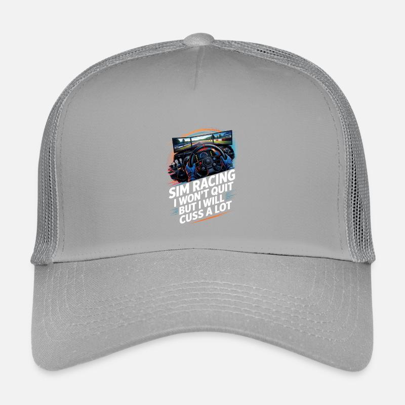 Sim Racing Je n’abandonne pas mais je vais abandonner beaucoup de choses Casquette trucker enfant