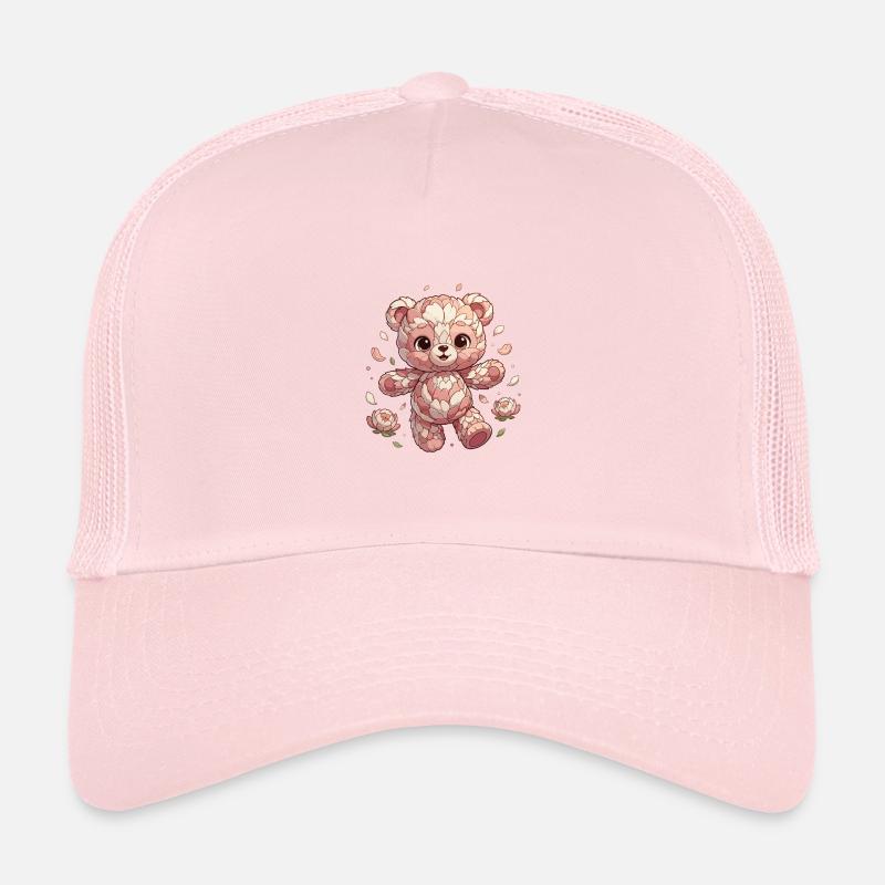 Fleurs Panda Rosy Câlin Créature Casquette trucker enfant