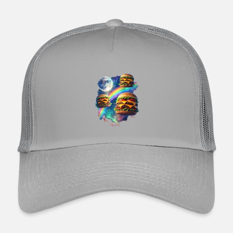 Galaktische Burger-Explosion Kinder Trucker-Cap