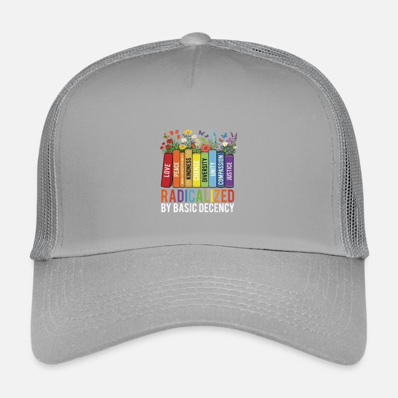 Radicalized Basic Decency Kindness Equality  Kids’ Trucker Cap