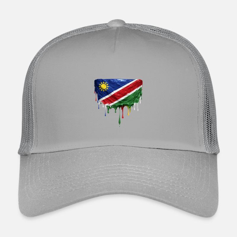 Namibia Flag Drop Art Kids’ Trucker Cap