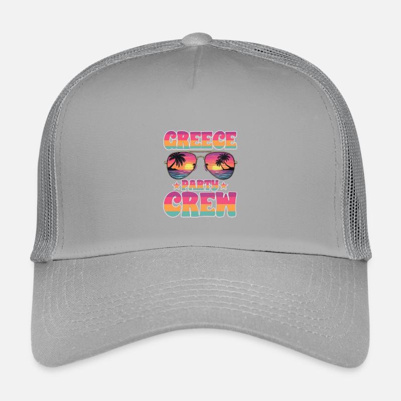 Greece Party Crew Kinder Trucker-Cap