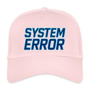 Systemfehler Glitch Design - Kinder Trucker-Cap - Hellrosa - Vorne
