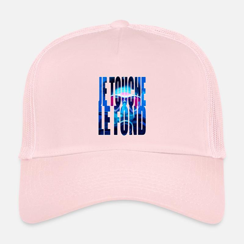 DEN TIEFPUNKT ERREICHT - Kinder Trucker-Cap - Hellrosa