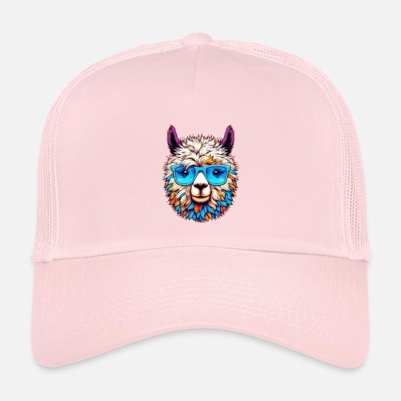 Alpaka - Kinder Trucker-Cap - Hellrosa