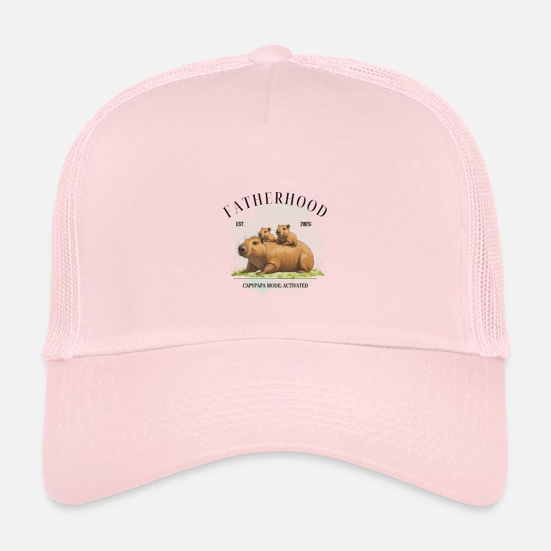 Fatherhood EST. 2026 – Capypapa Mode Activated Kinder Trucker-Cap