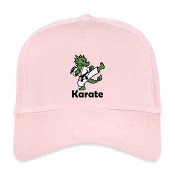 Karate Dragon - Kids’ Trucker Cap - pale pink - Front