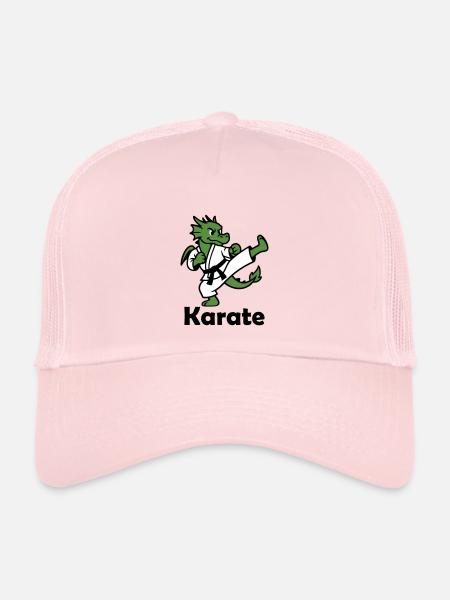 Karate Dragon - Kids’ Trucker Cap - pale pink