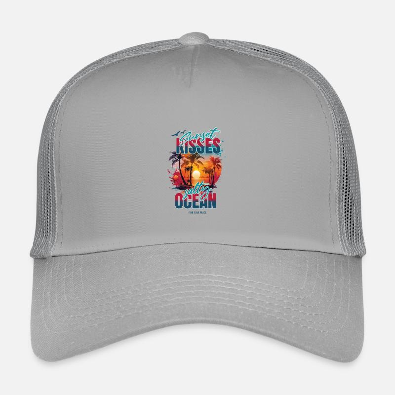 Sunset by the Sea Design Kids’ Trucker Cap
