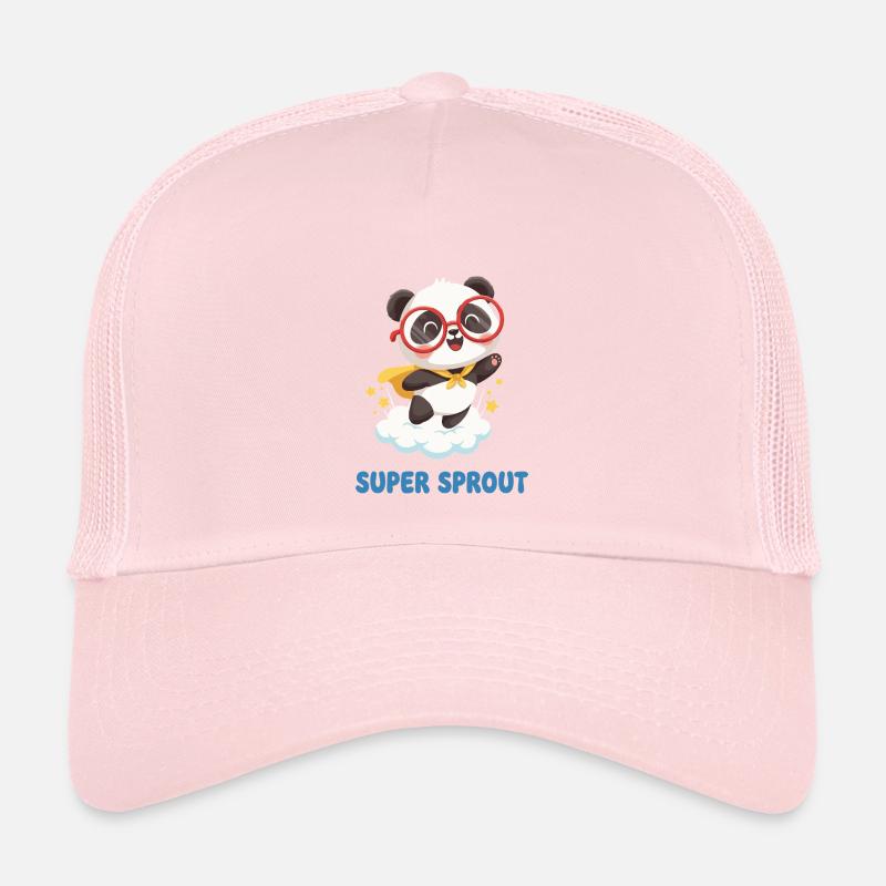 Süßer Super Sprout Panda mit Kappe Kinder Trucker-Cap