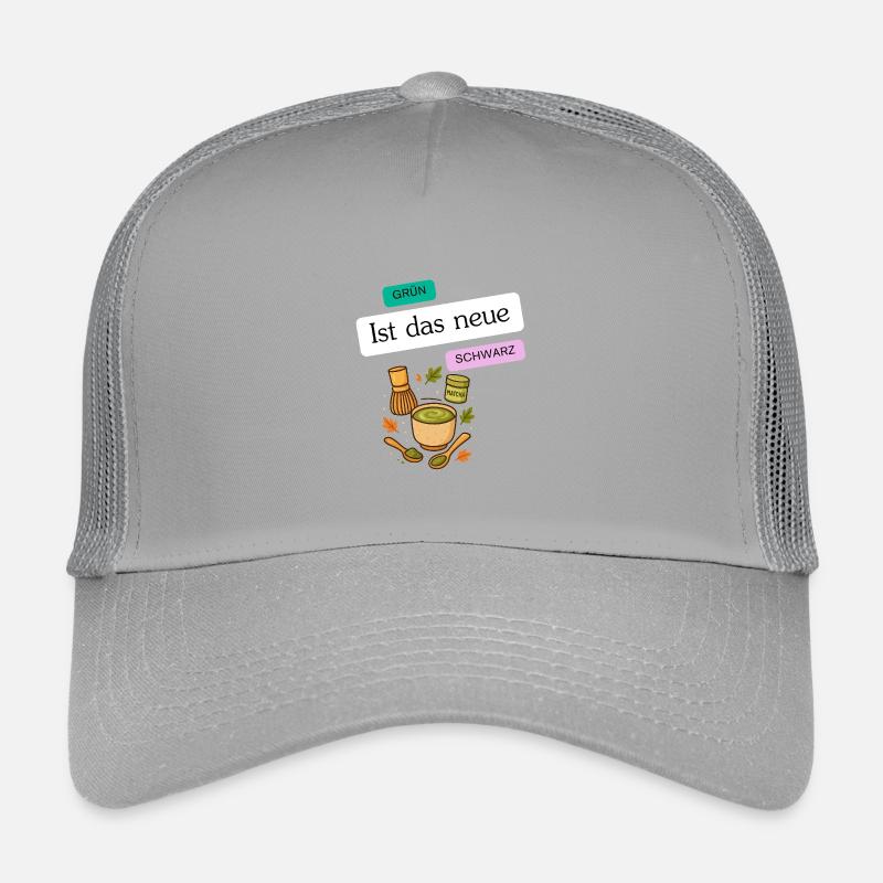 Matcha matchaliebe coffee green black drinks Kids’ Trucker Cap