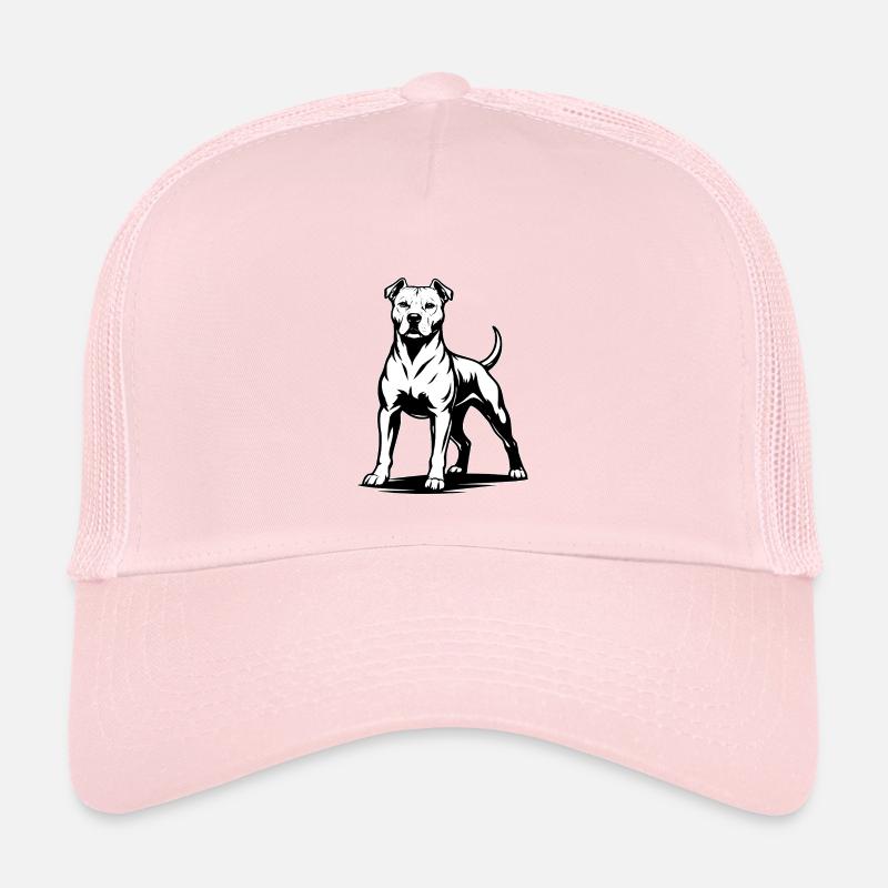 Pitbull in stolzer Pose Kinder Trucker-Cap