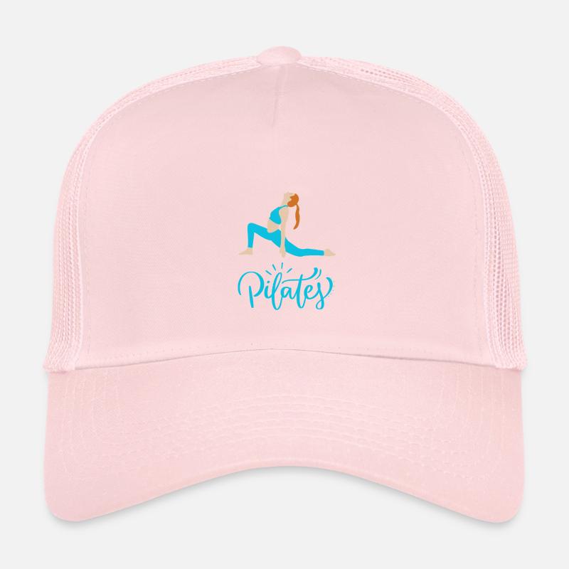 Pilates en mouvement Silhouette bleue Casquette trucker enfant