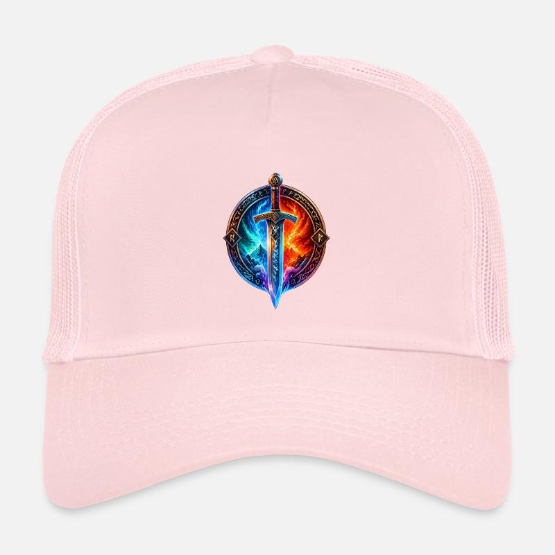 Feuer Eis Drachenschwert - Kinder Trucker-Cap - Hellrosa