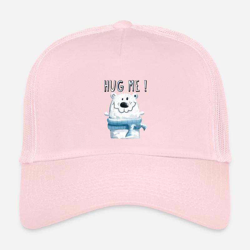 Hug Me Eisbär - Bären - Bär - Kinder - Baby - Süss - Kinder Trucker-Cap - Hellrosa