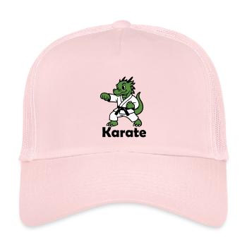 Karate Dragon - Kids’ Trucker Cap - pale pink - Front