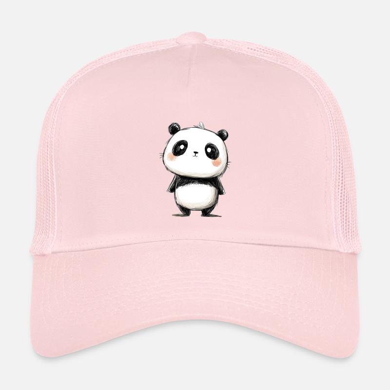 little panda drawing Kids’ Trucker Cap