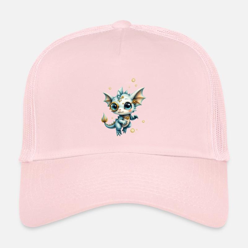 Dragon steampunk avec loupe Casquette trucker enfant