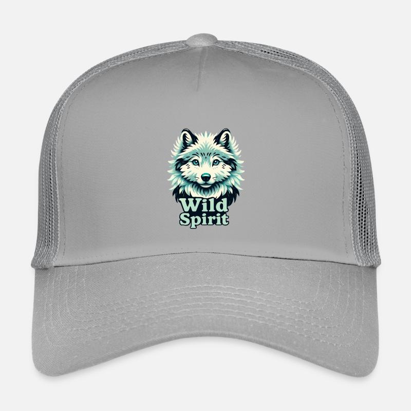 Wilde Wolfsseele Kinder Trucker-Cap