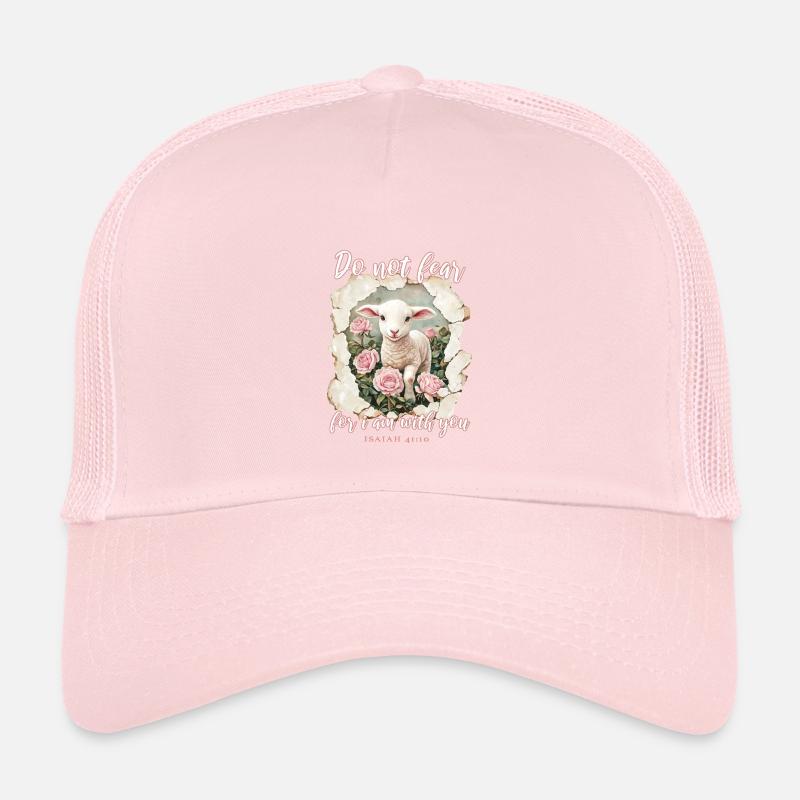 Lamm Christlich Bibelvers - Kinder Trucker-Cap - Hellrosa