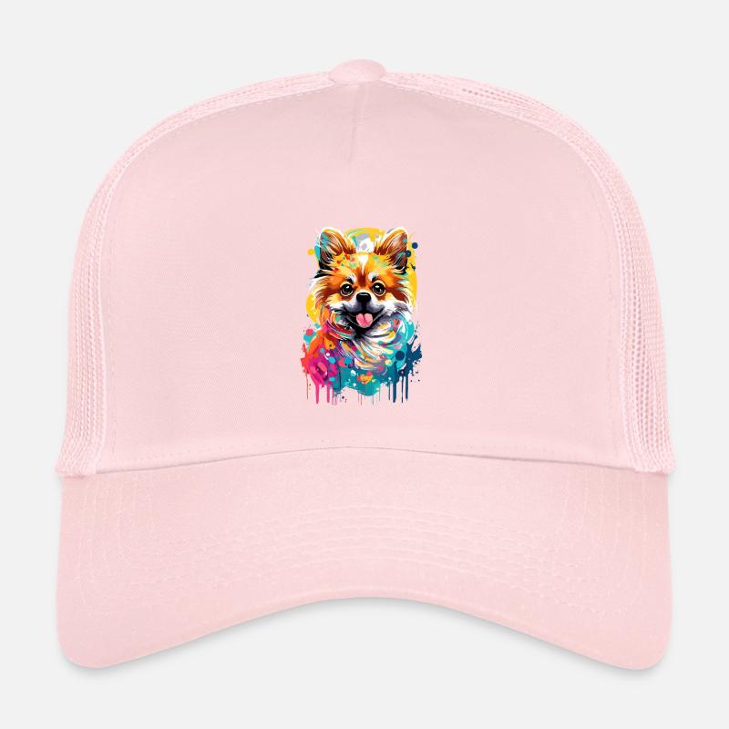 German Spitz - Pomeranian Pomeranian Dog Kids’ Trucker Cap