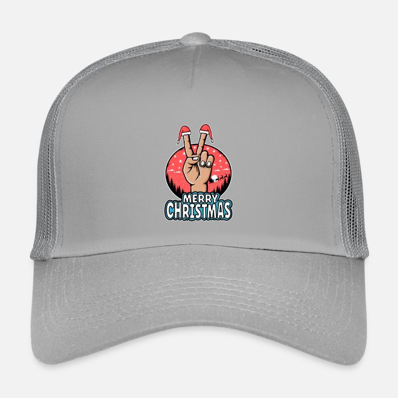 Joyeux Noël Motif Signe de Paix Casquette trucker enfant
