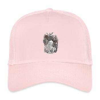 Underwater path in screen printing style - Kids’ Trucker Cap - pale pink - Front